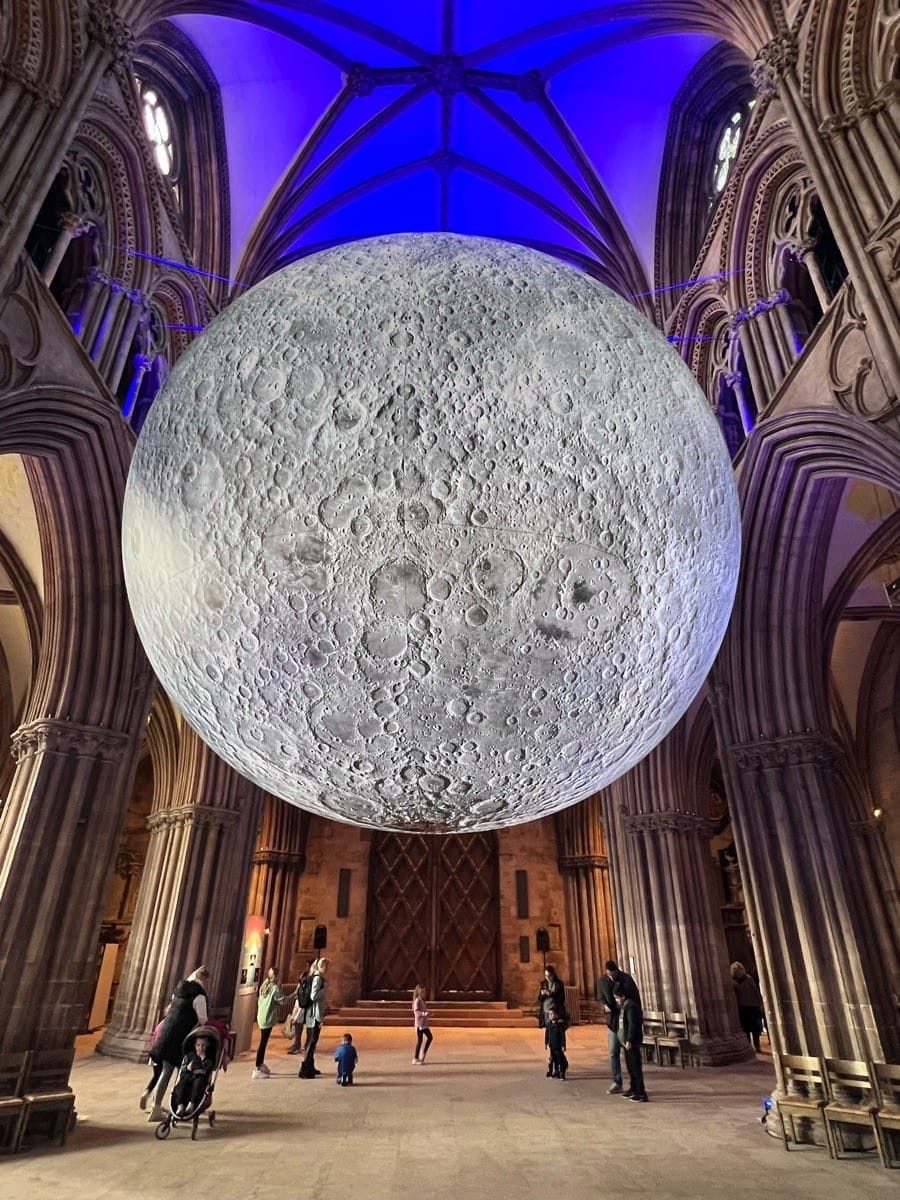 Museum of the Moon, Lichfield Cathedral, October 2022