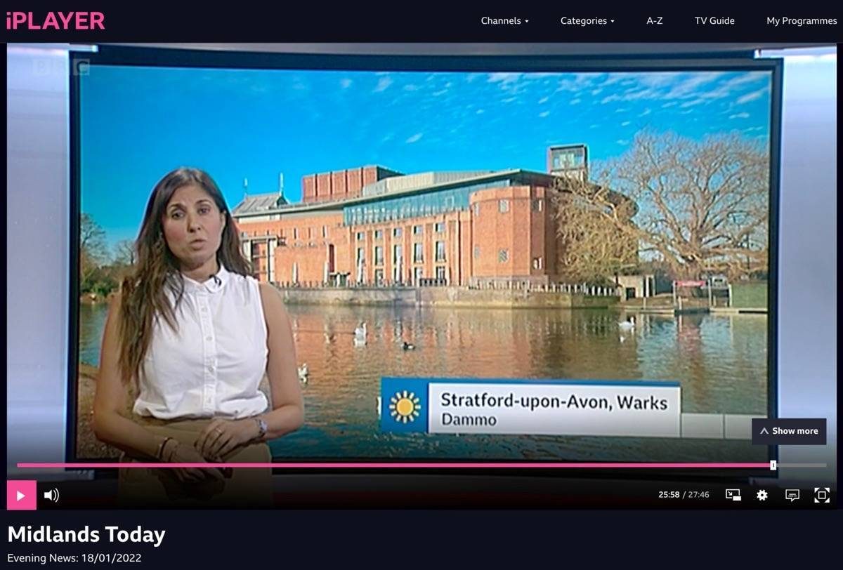 BBC Weather Watchers, Stratford upon Avon