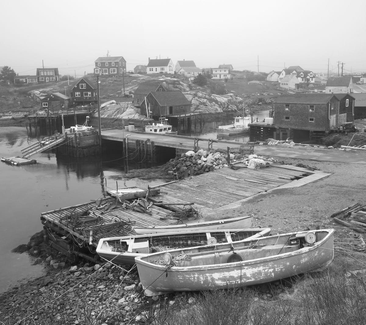 Pegg's Cove, Nova Scotia, April 2025