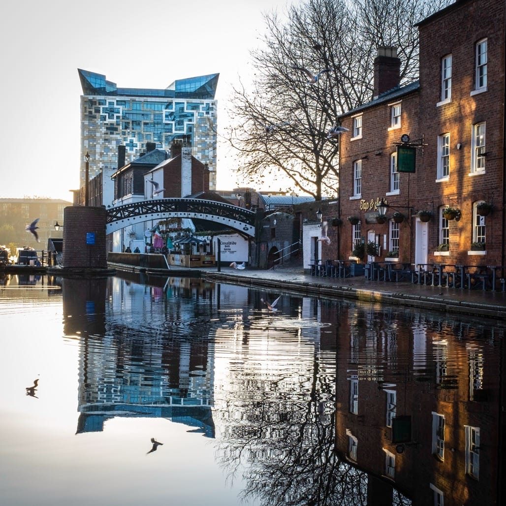 Sunrise and the Golden hour, Birmingham, November,2023