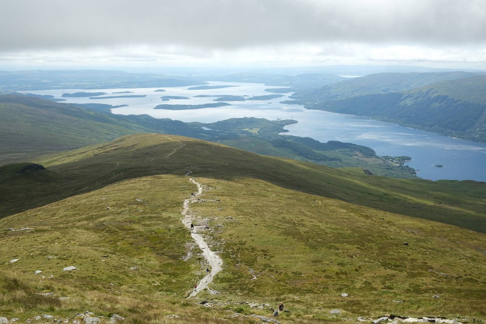 Climbing Loch Lomond