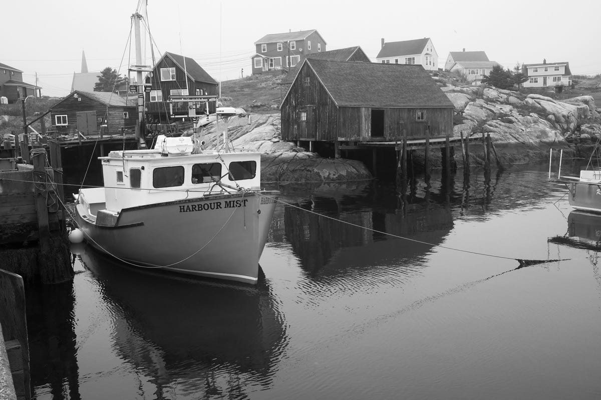 Pegg's Cove, Nova Scotia, April 2025