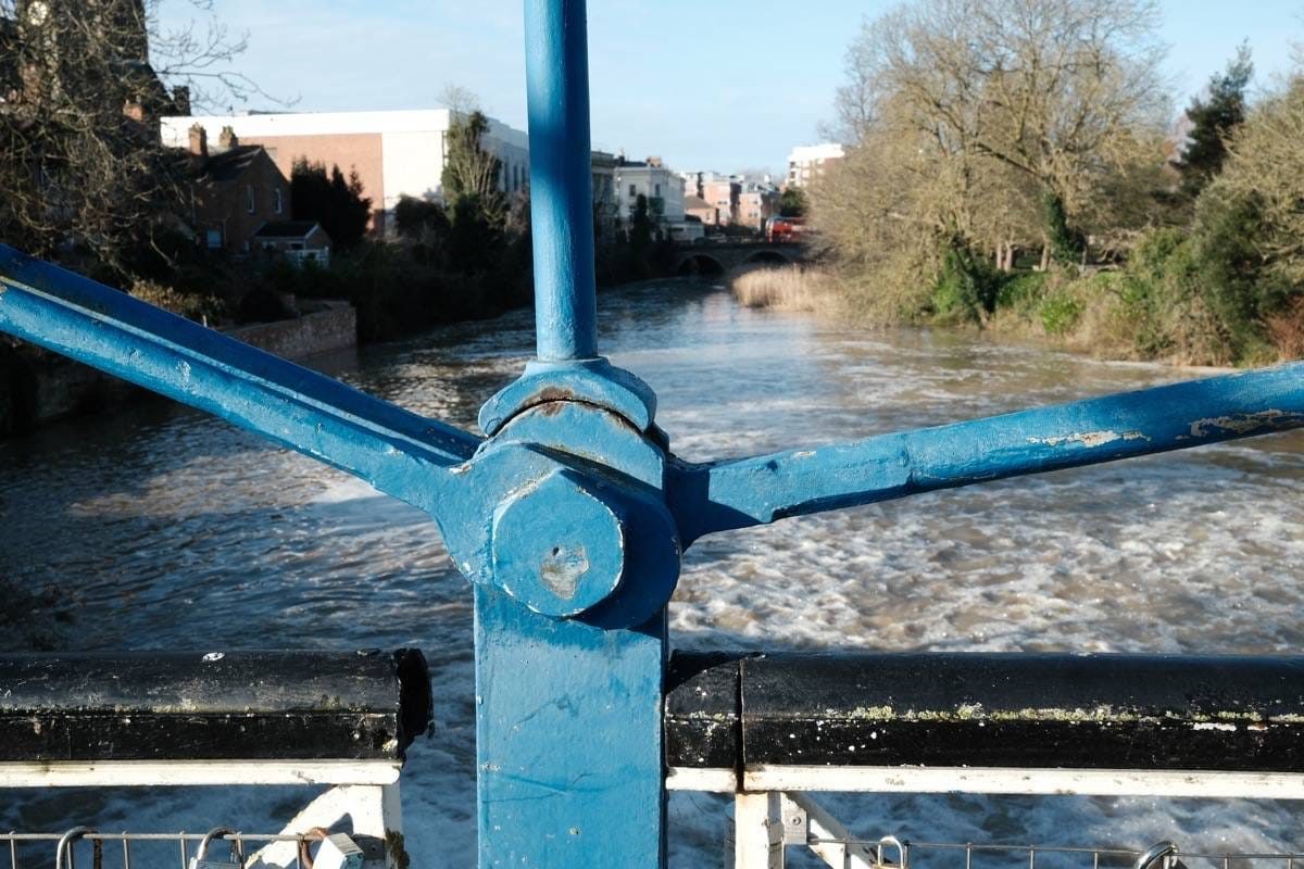 Bridge over river Leam