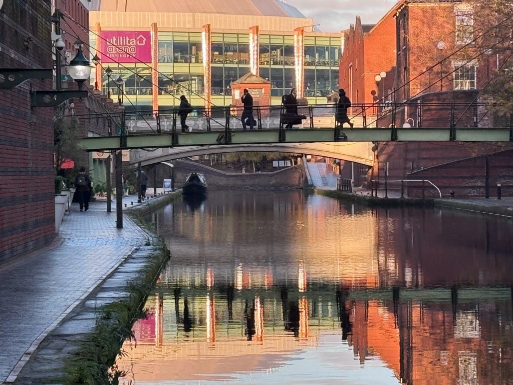 Sunrise and the Golden hour, Birmingham, November,2023