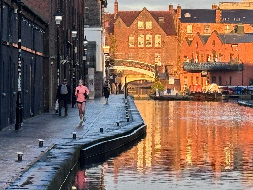 Sunrise and the Golden hour, Birmingham, November,2023
