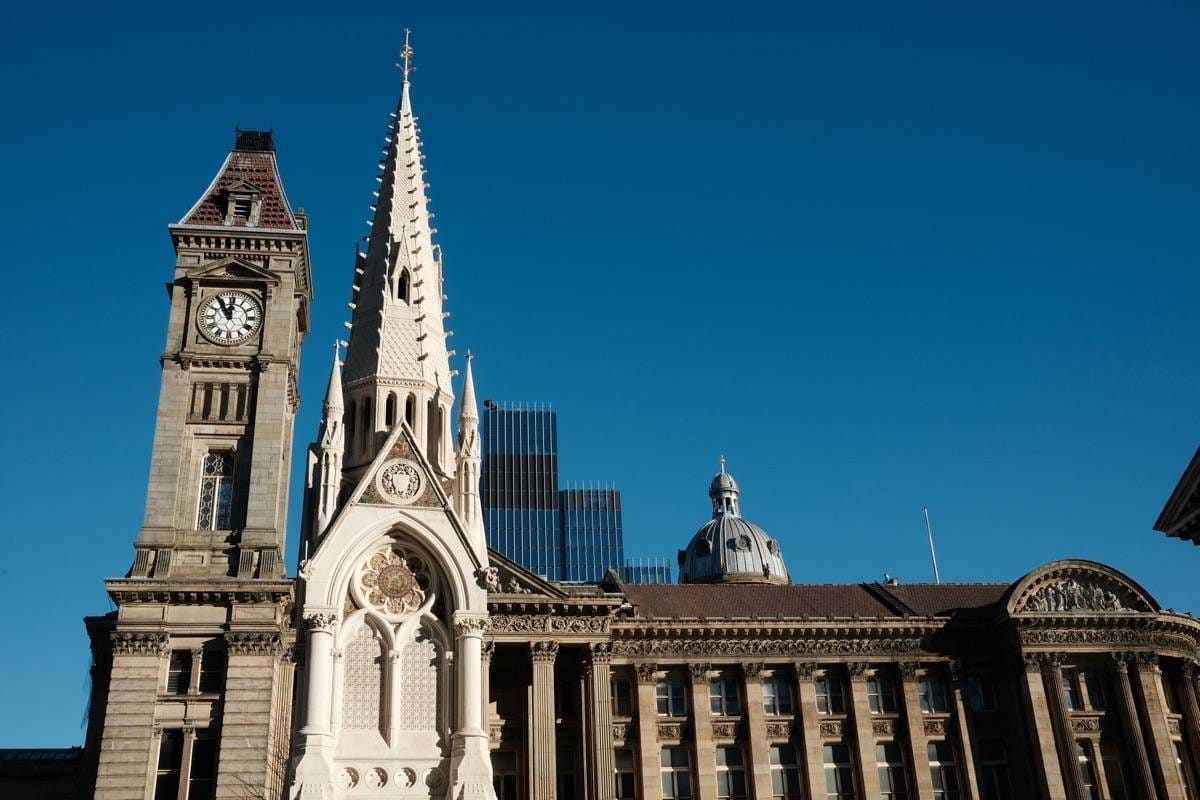 Old and new view from Chamberlain Square