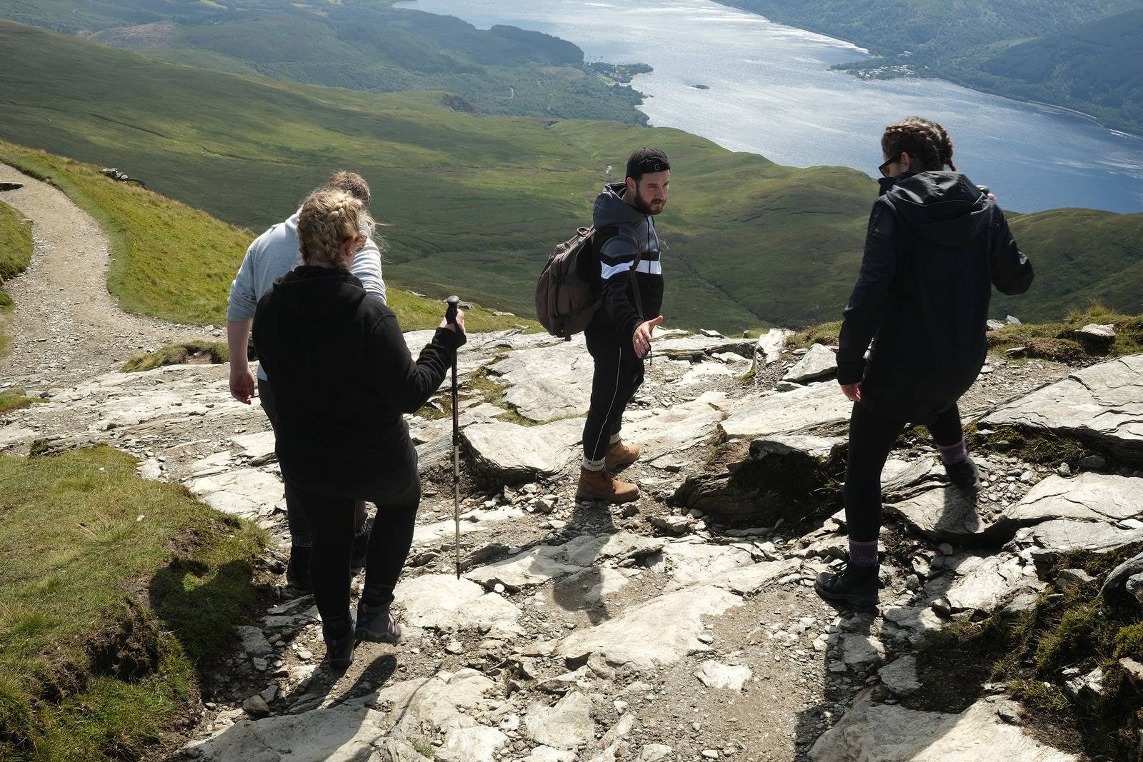 Climbing Loch Lomond