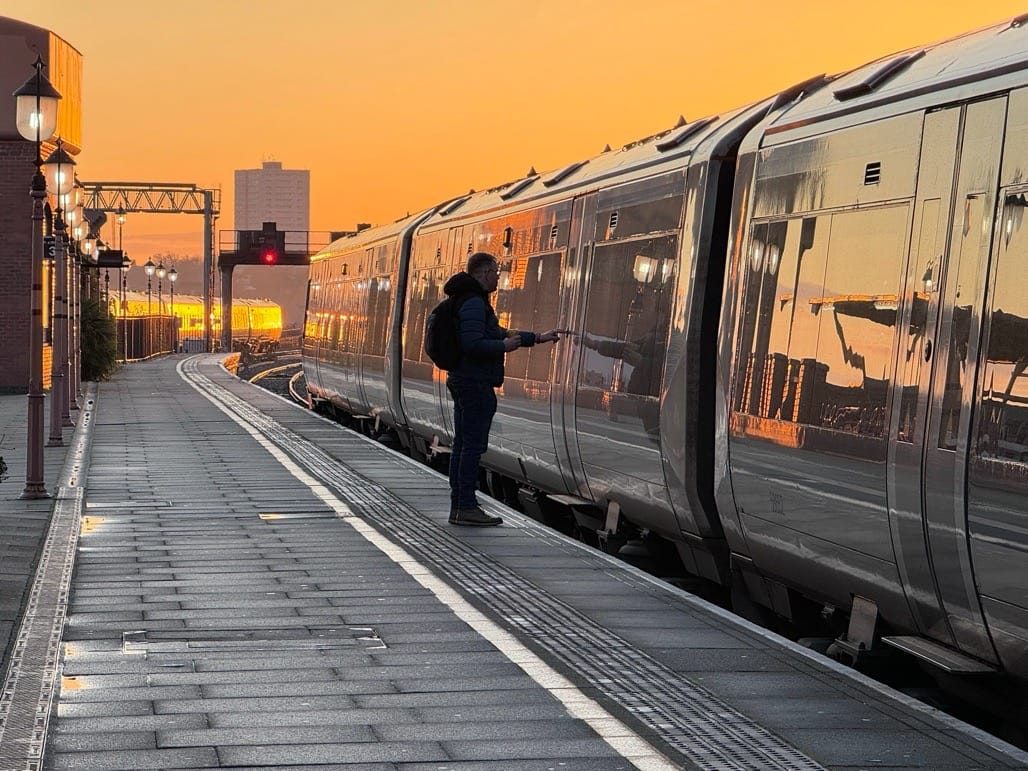 Sunrise and the Golden hour, Birmingham, November,2023
