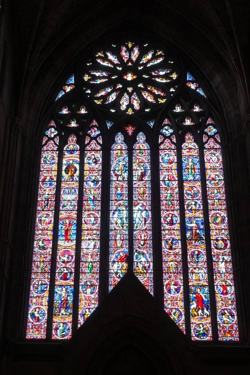 West window, Worcester Cathedral.