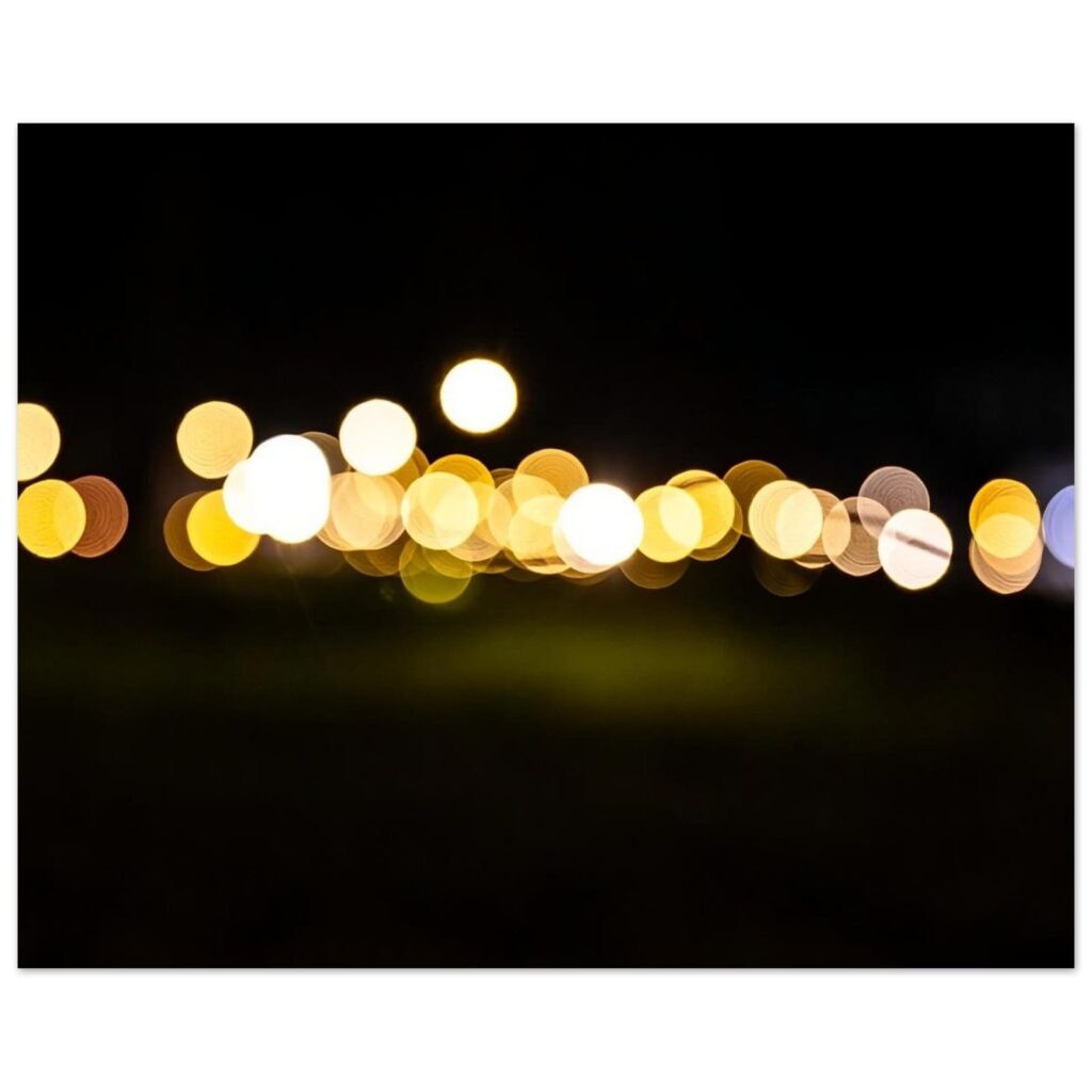 Firefly Bokeh Poster