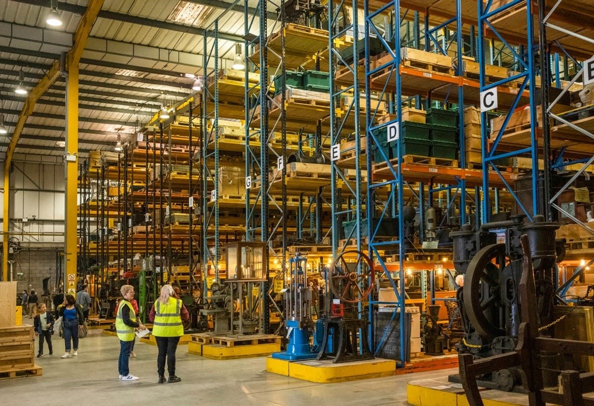 Birmingham Museums Collection Centre, Nechells, September 2023.