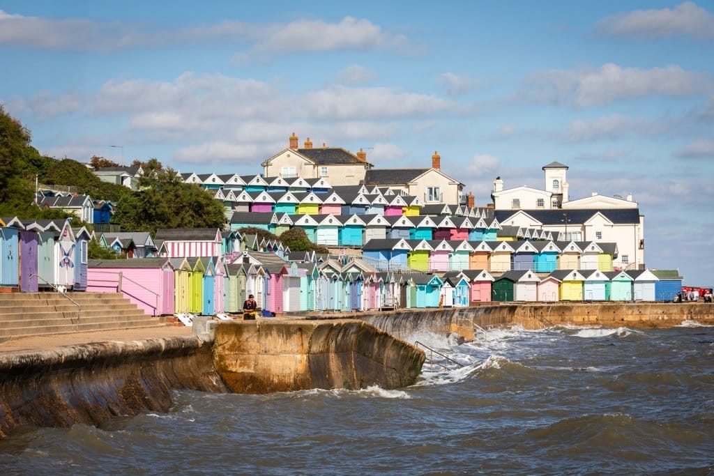 Beach Huts along the Essex coats, Walton on the Naze, Essex, 2004