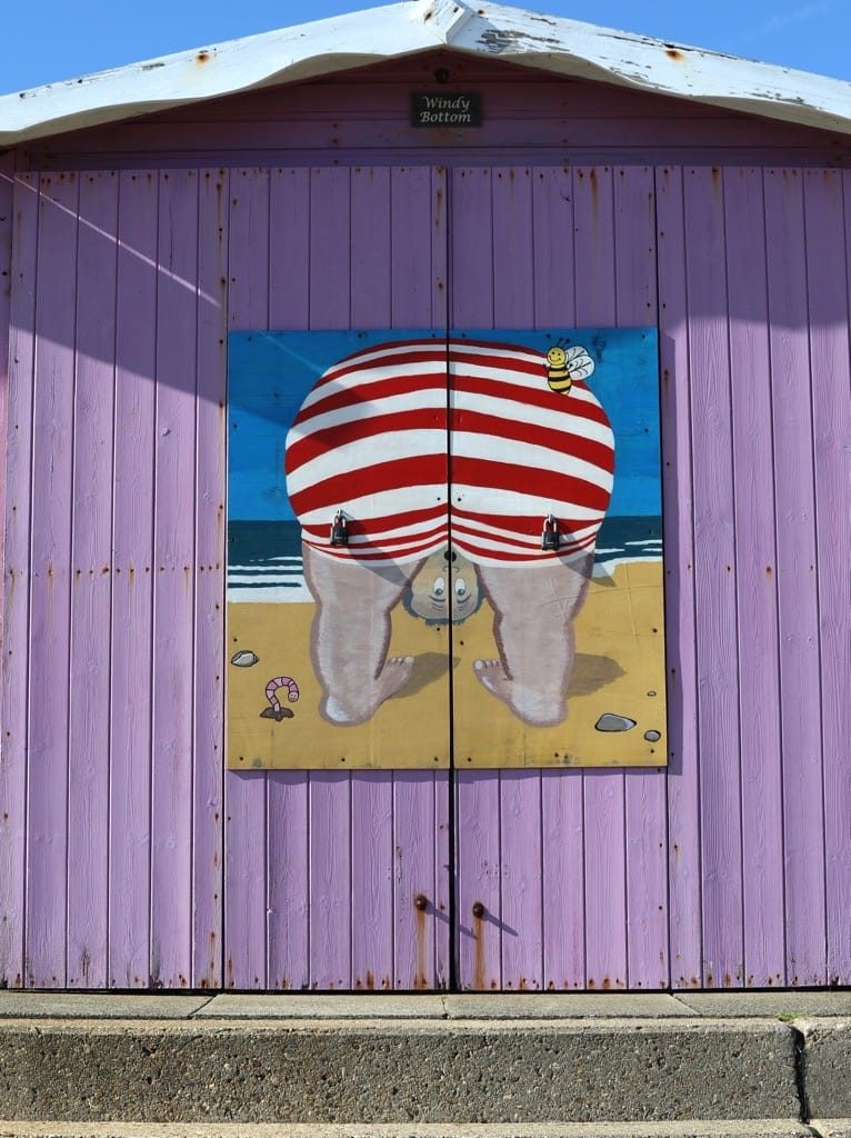 Beach Huts along the Essex coats, Walton on the Naze, Essex, 2004