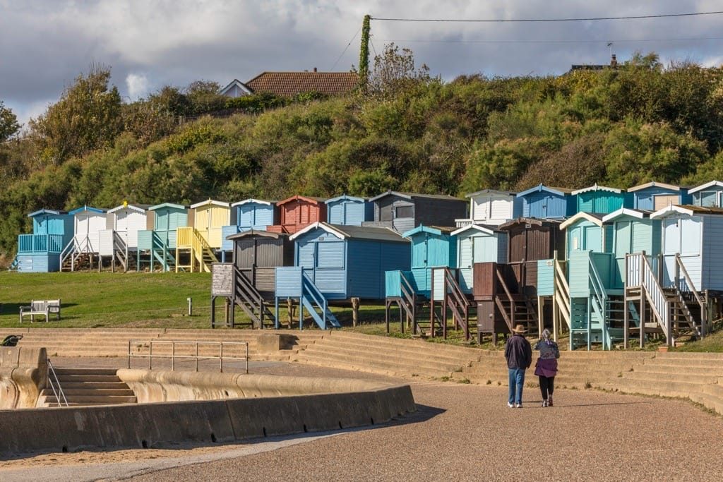 Beach Huts along the Essex coats, Walton on the Naze, Essex, 2004