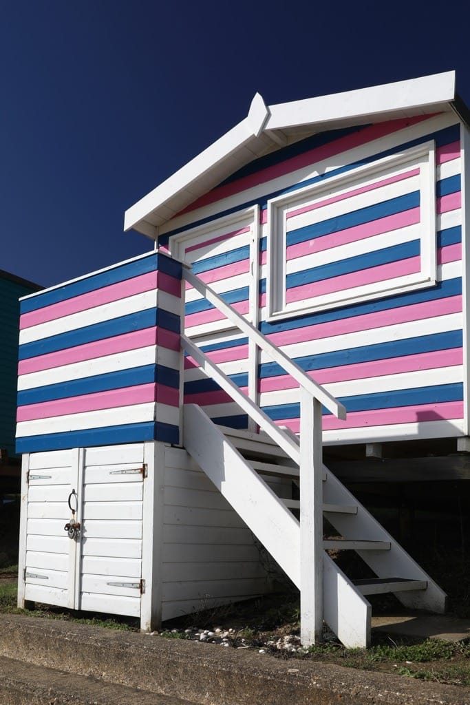 Beach Huts along the Essex coats, Walton on the Naze, Essex, 2004
