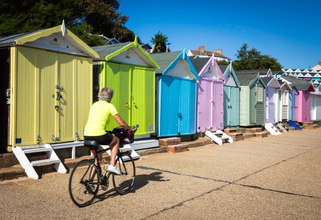 Those pastel coloured beach huts on the Essex Coast