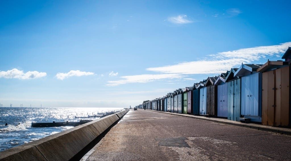 Beach Huts along the Essex coats, Frinton-on-sea, Essex, 2004