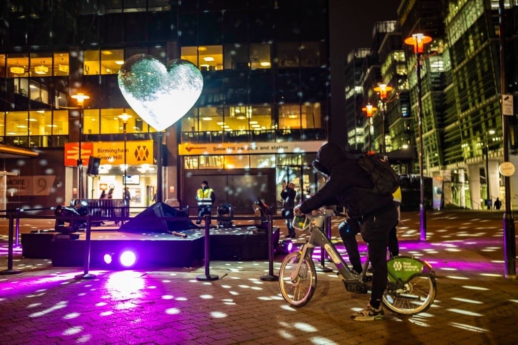 Our beating heart, Snow Hill Square, Birmingham, March 2024