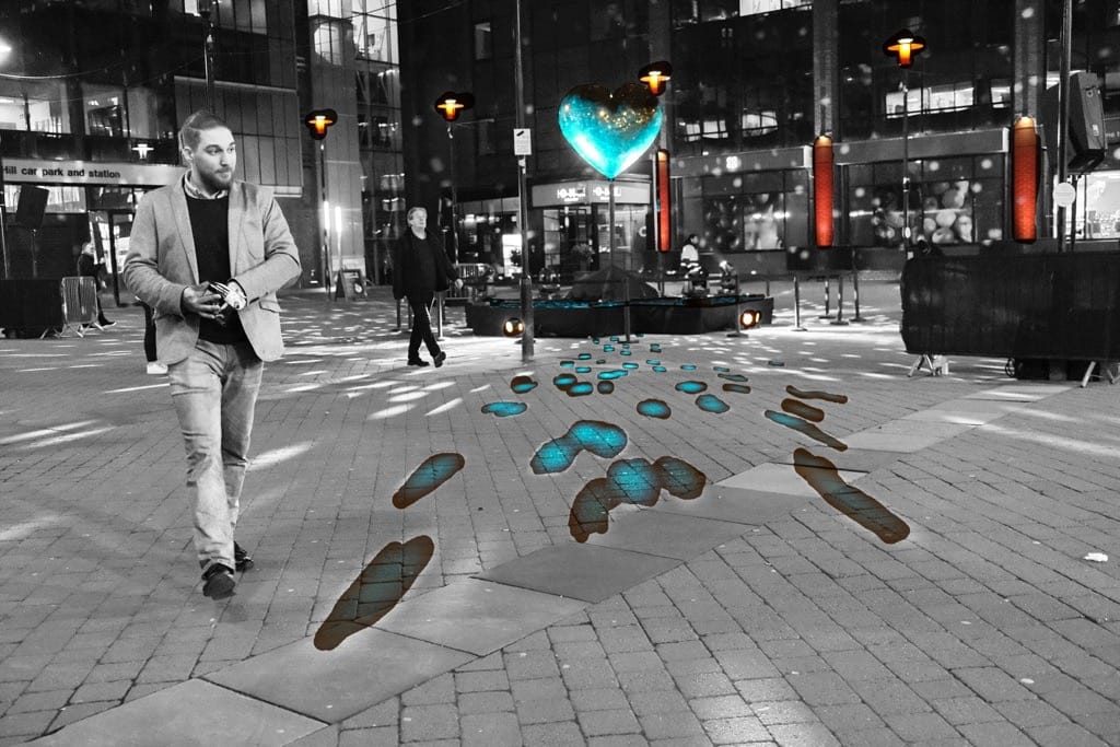 Our beating heart, Snow Hill Square, Birmingham, March 2024