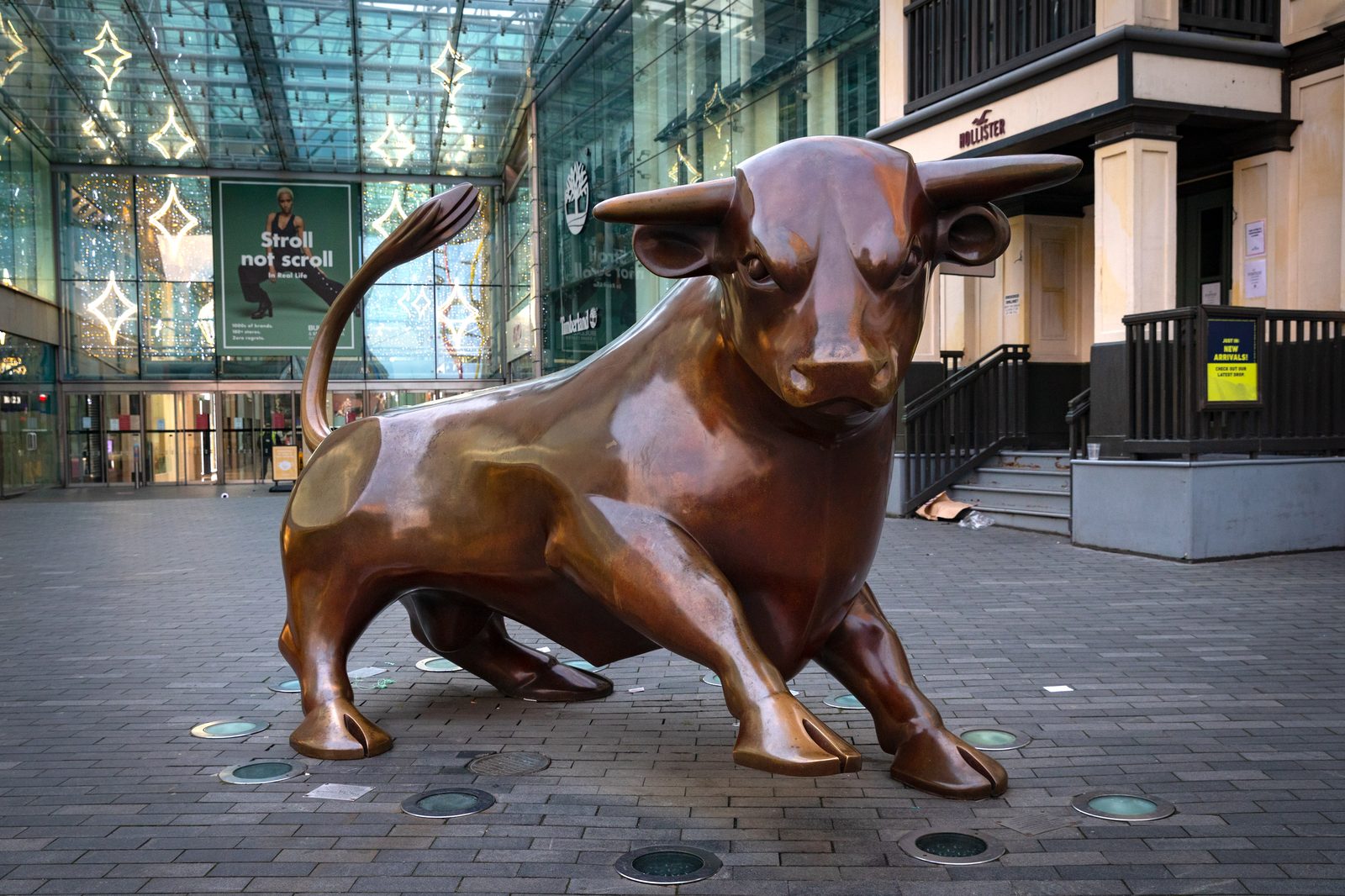 The Bull is still there