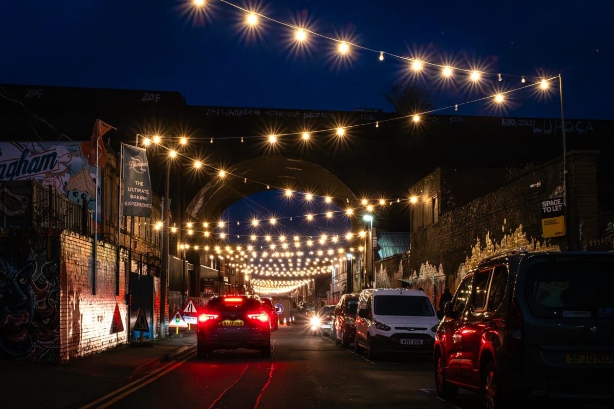Blue Hour in Digbeth: Winter Street Photography at Sunset