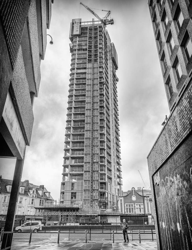 Black and White Architecture, Birmingham April 2023.