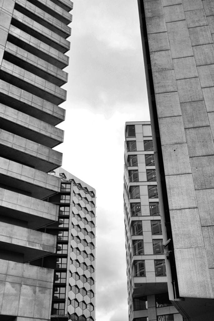 Black and White Architecture, Birmingham April 2023.