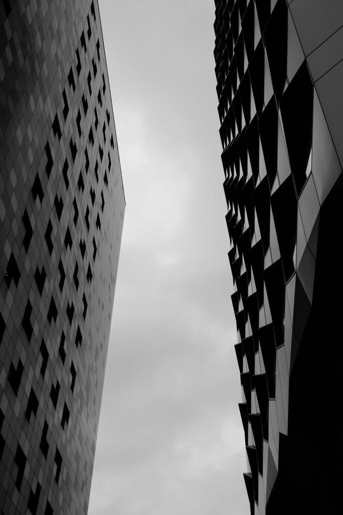 Black and White Architecture, Birmingham April 2023. 