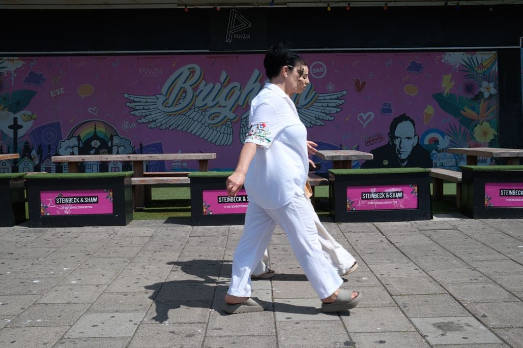 The streets of Brighton rock