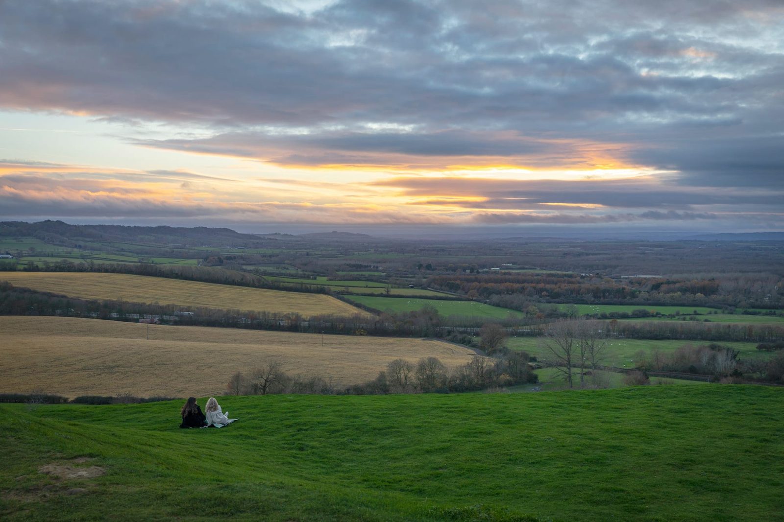 End of the day with a beautiful view