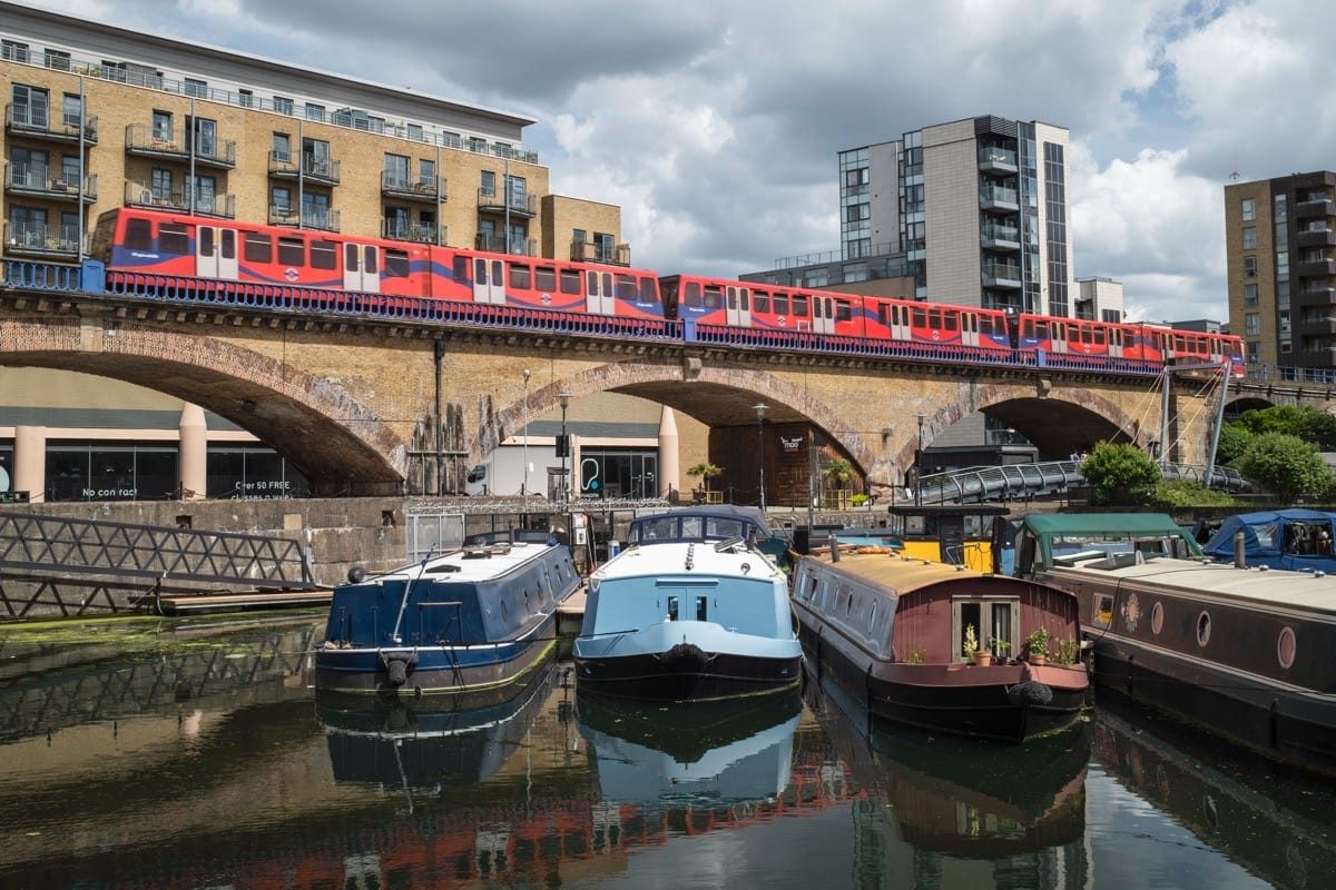Regents_Canal_Canary_Wharf, May, 2024