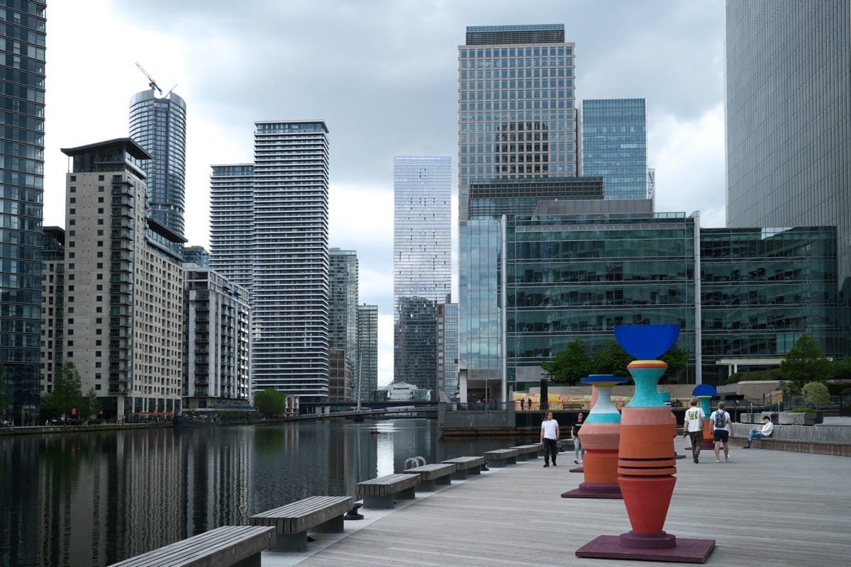 Regents_Canal_Canary_Wharf, May, 2024