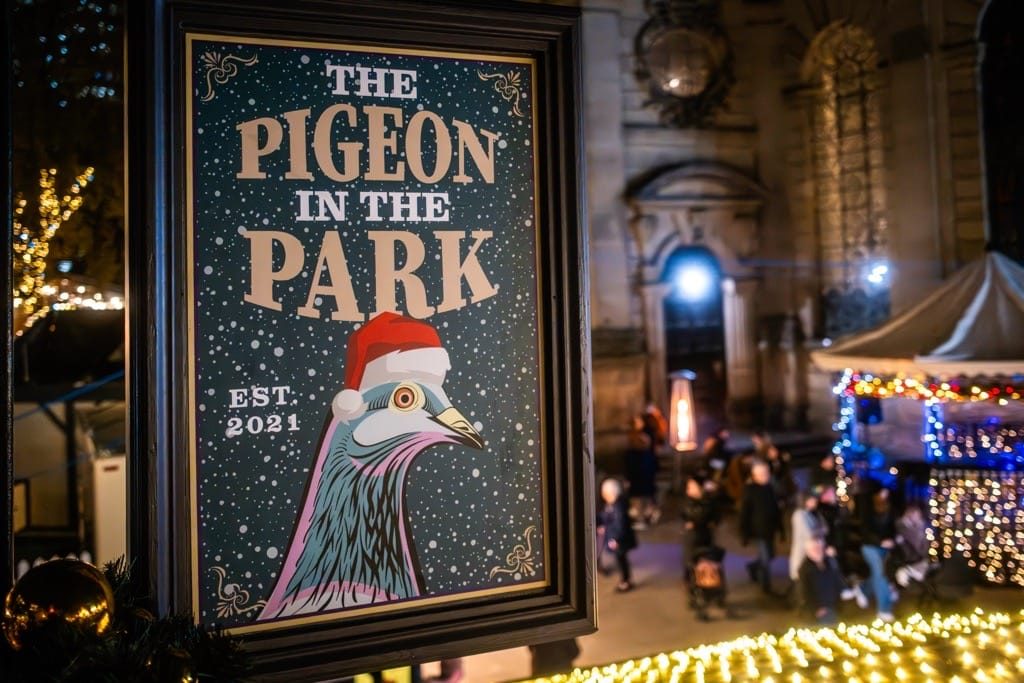 The Birmingham Cathedral Christmas market