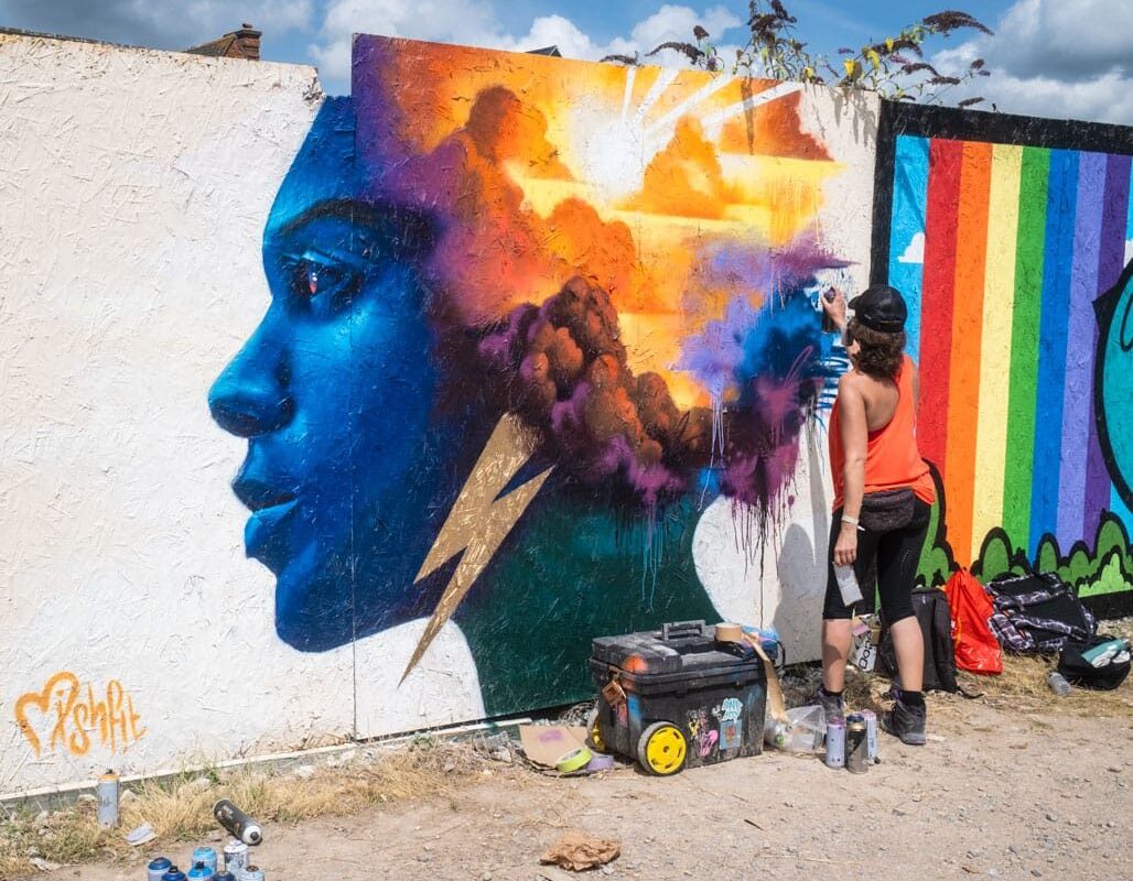 Adding a splash of colour to the streets of Cheltenham