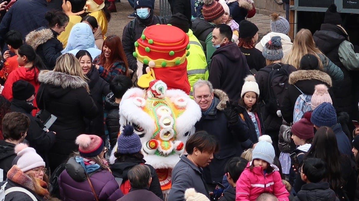 Chinese New Year, Chinatown, Birmingham, January 2023