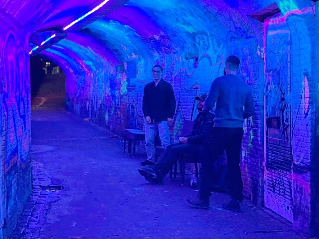 The tunnel in Utrecht, the Netherlands, April 2023.