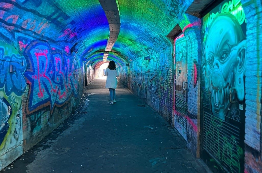 The tunnel in Utrecht, the Netherlands, April 2023.