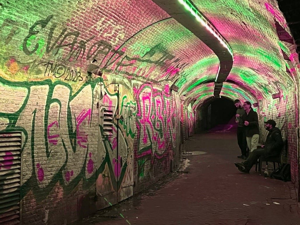 The tunnel in Utrecht, the Netherlands, April 2023.
