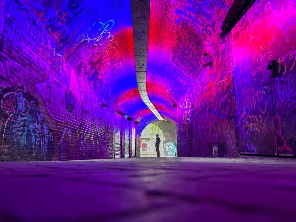The tunnel in Utrecht, the Netherlands, April 2023.