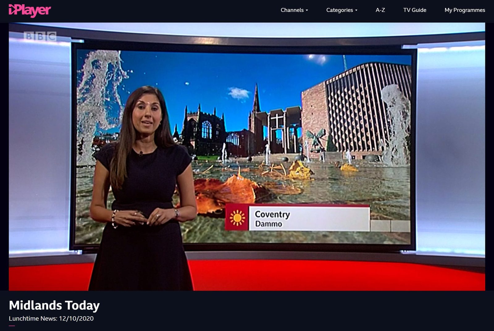 Shefali Oza with my weather photograph