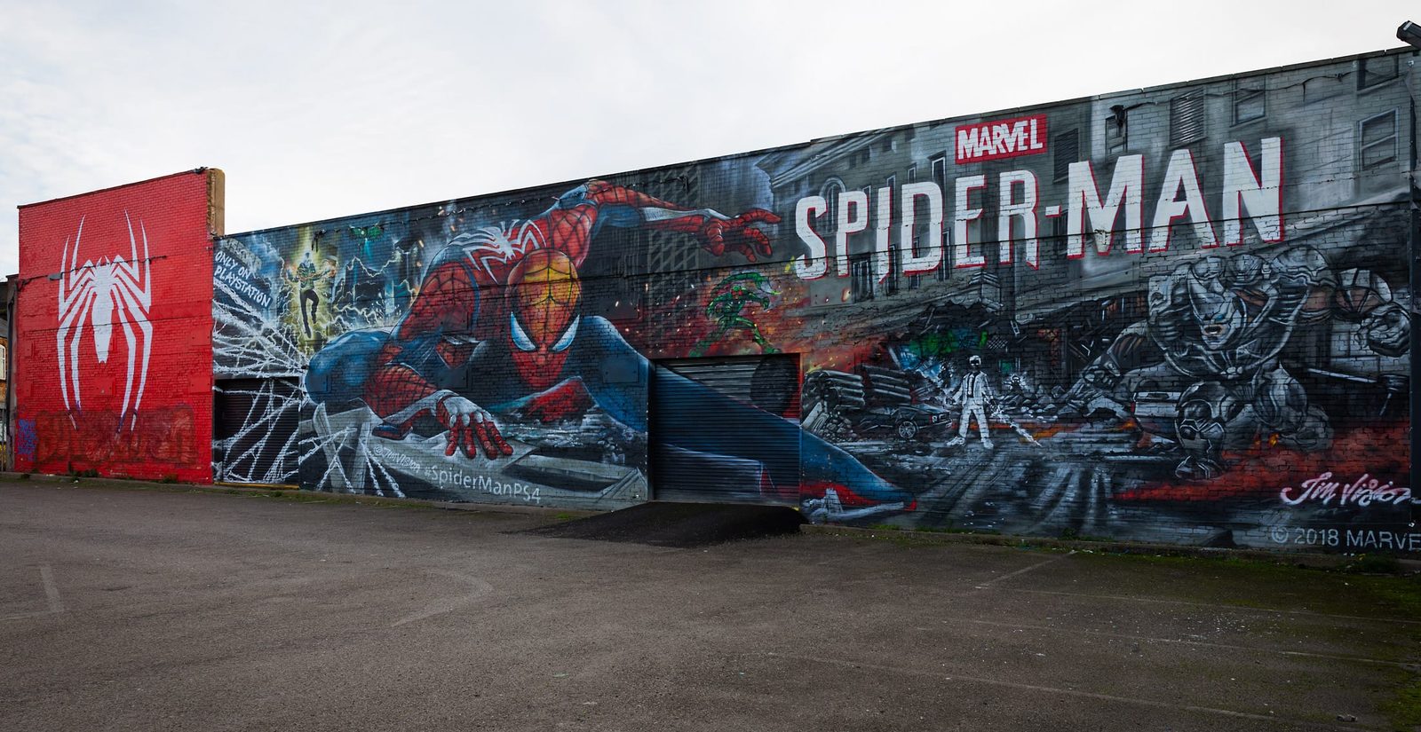 Spider Man Street Art