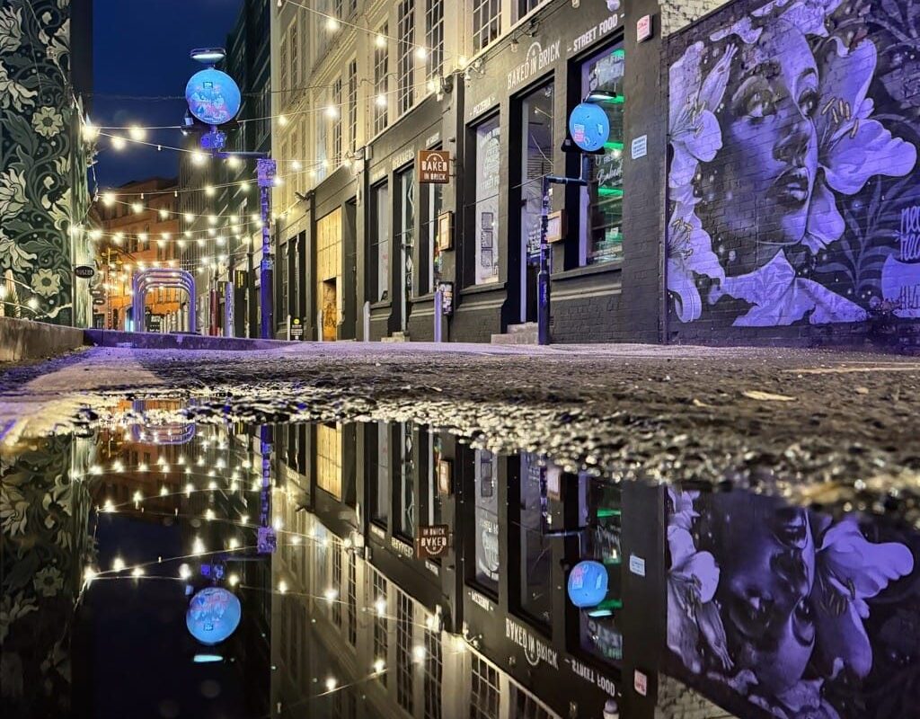 January may be cold but the lights burn bright in Digbeth