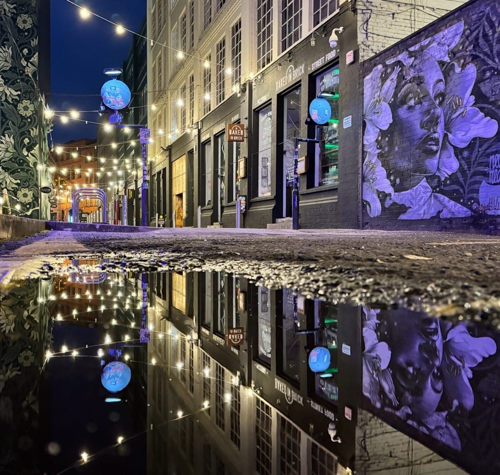 January may be cold but the lights burn bright in Digbeth