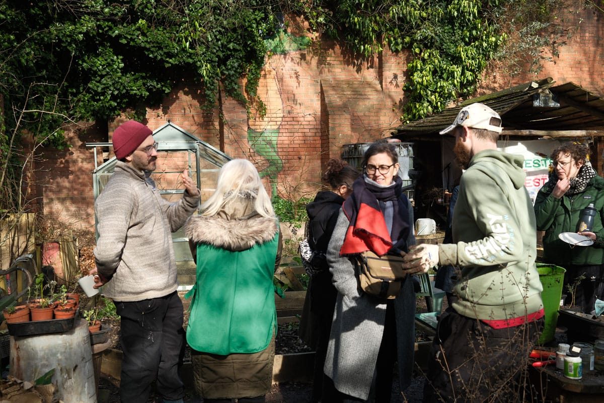 Digbeth Community Garden, Birmingham, March 2025
