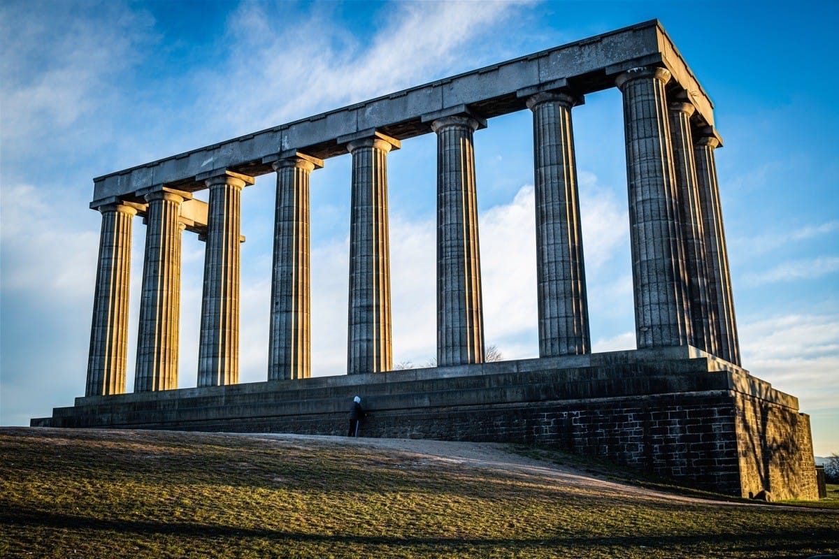 Calton Hill, Edinburgh, January, 2023