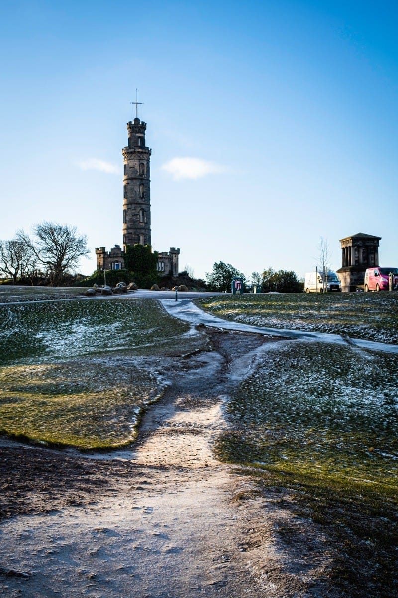 Calton Hill, Edinburgh, January, 2023