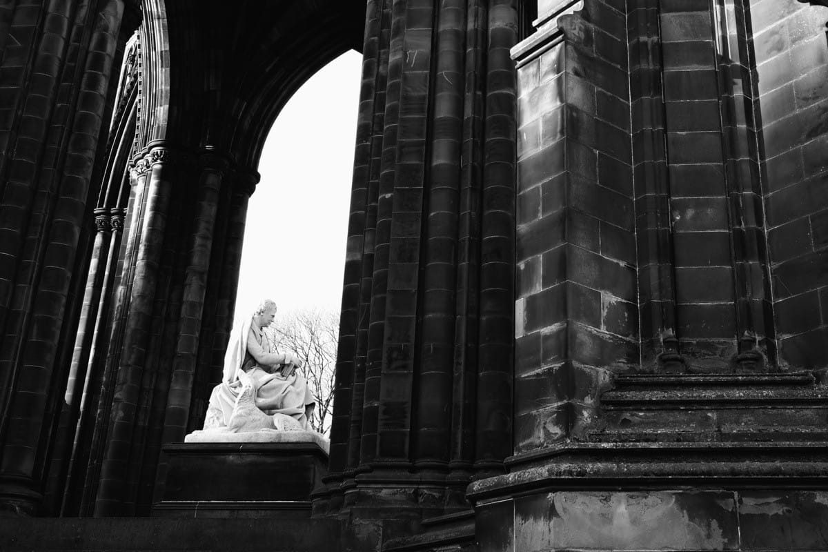 The Scott Monument, Princess Street, Edinburgh, January 2023