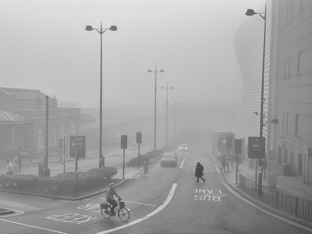 Fog in Birmingham, March 2024