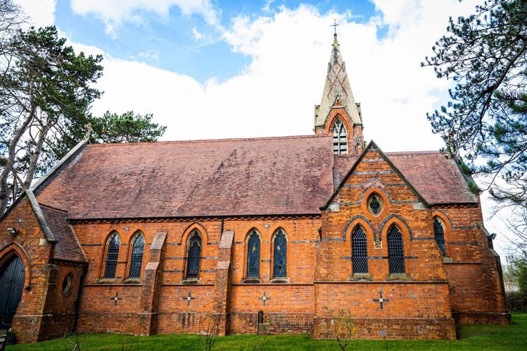 St Thomas's Church at Hockley Health, March 2023