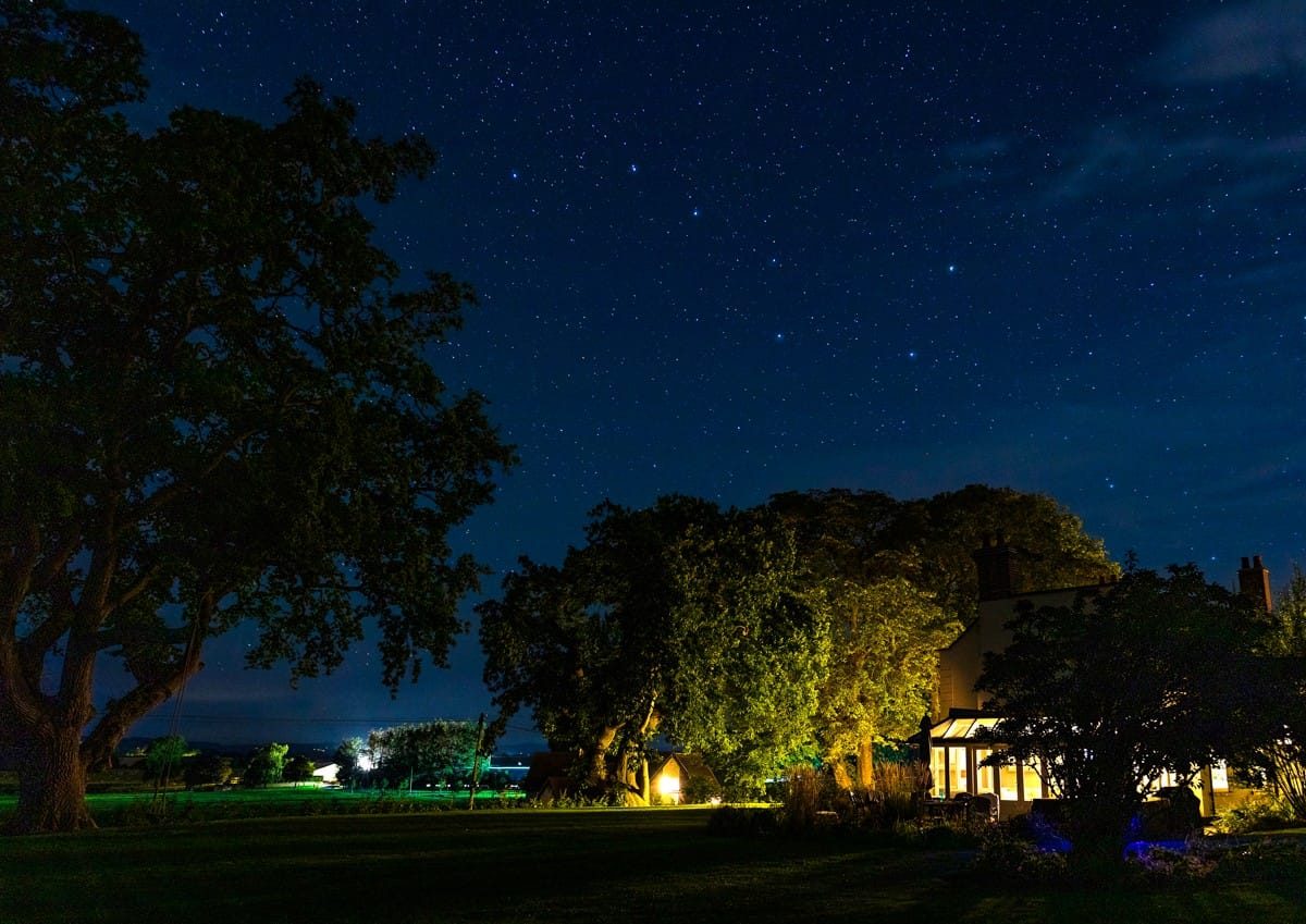 Starry Night, Swinmoor House, Herefordshire, 2022